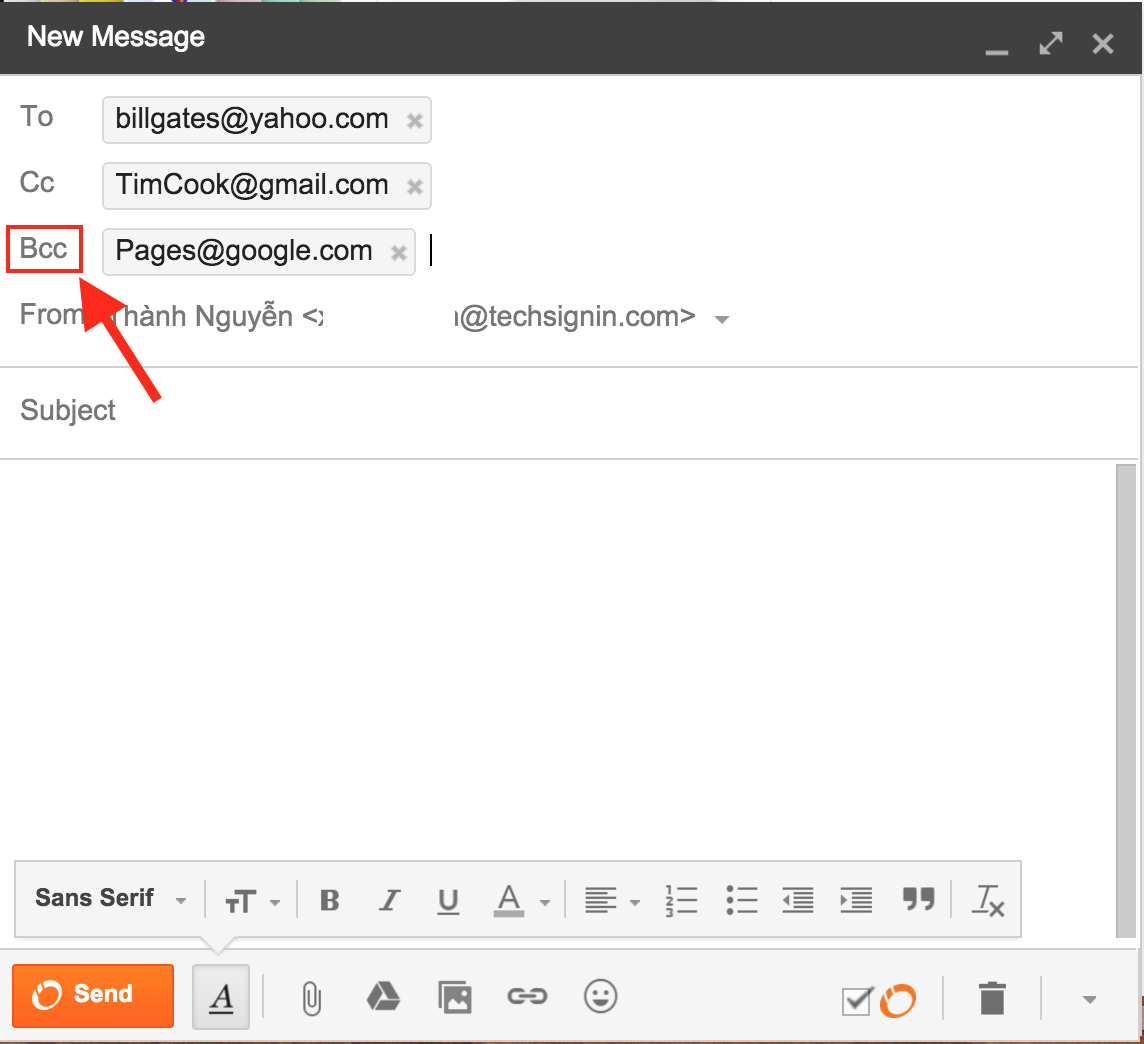 BCC - Cách gửi email cho nhiều người nhưng bảo mật địa chỉ