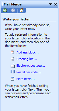 Cách trộn thư (Mail Merge) trong Microsoft Word 2003 - Phần cuối