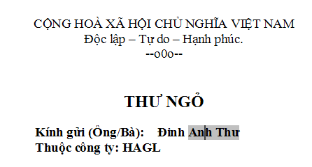 Cách trộn thư (Mail Merge) trong Microsoft Word 2003 - Phần cuối