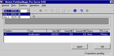 Phân vùng đĩa cứng bằng Partition Magic Pro 8 Phân vùng đĩa cứng bằng Partition Magic Pro 8