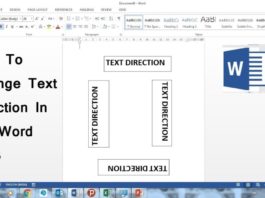 Thủ thuật Microsoft Word: Đổi chiều dòng chữ trong bảng