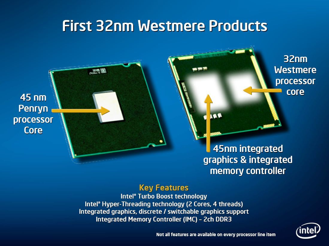 Các con số xoay quanh công nghệ 32nm trong CPU Intel Các con số xoay quanh công nghệ 32nm trong CPU Intel