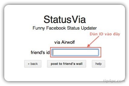 StatusVia: Gửi nội dung lên facebook từ nhiều thiết bị