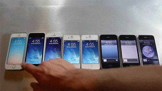 Cùng xem tốc độ phản hồi của iPhone qua các thế hệ bằng tính năng "Slide to Unlock"