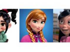 Nhân vật nữ trong phim Disney/Pixar đều có chung một kiểu khuôn mặt?