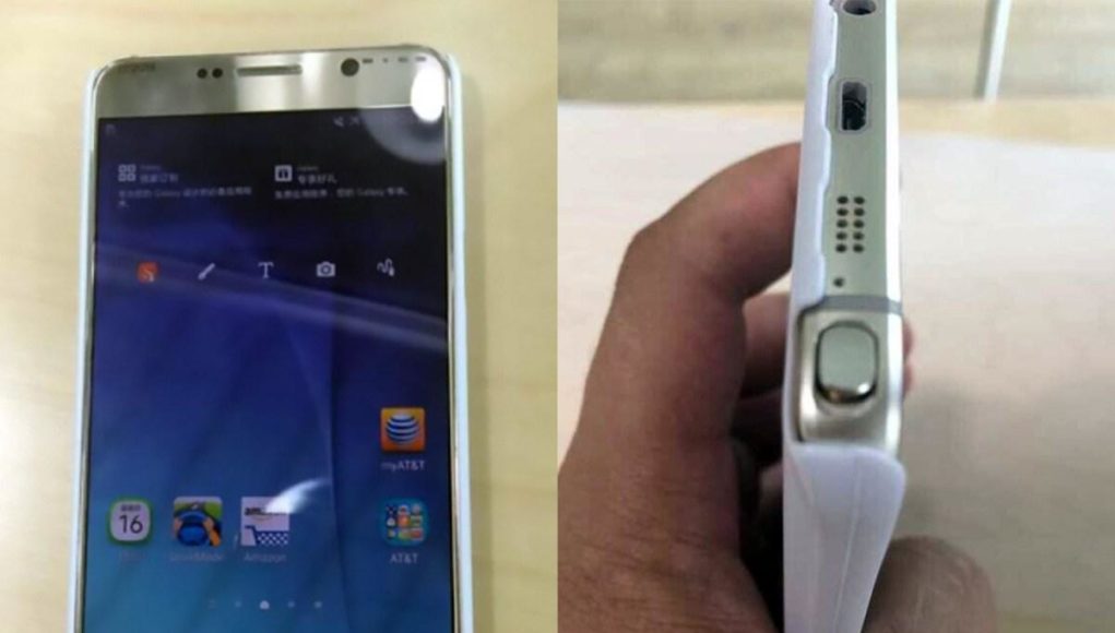 Ảnh rò rỉ của Galaxy Note 5 Gold gây nhiều hụt hẫng