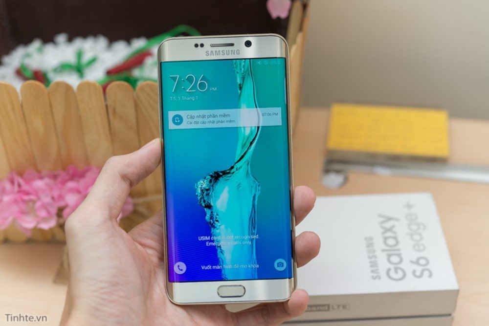 Đập hộp Galaxy S6 Edge+ bản xách tay