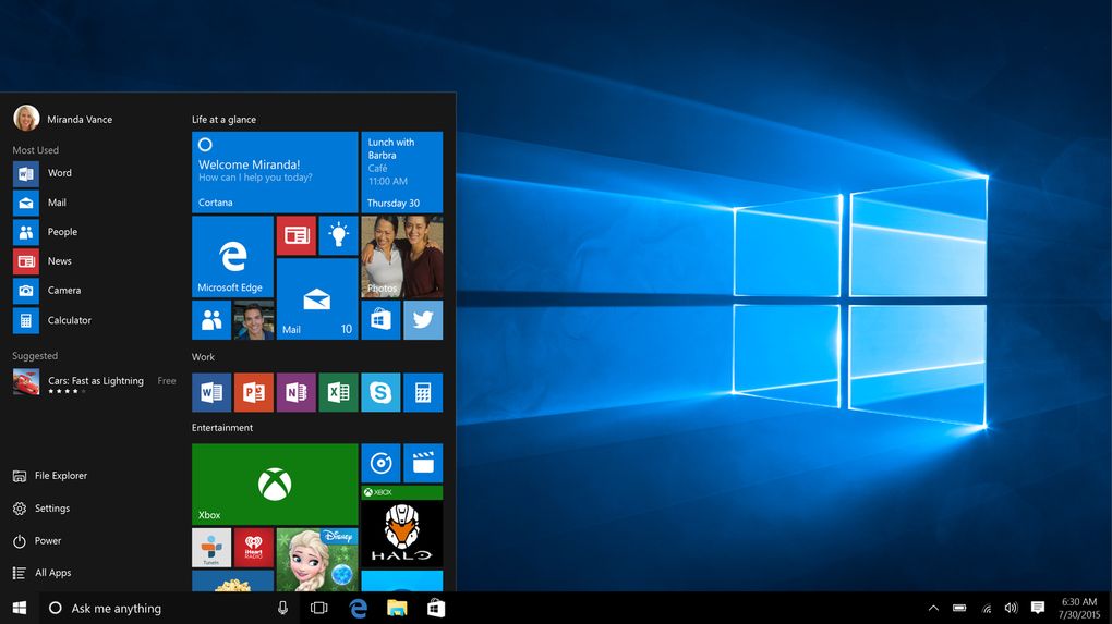 Windows tròn 30 tuổi: chúc mừng hệ điều hành phổ biết nhất windows10.0.