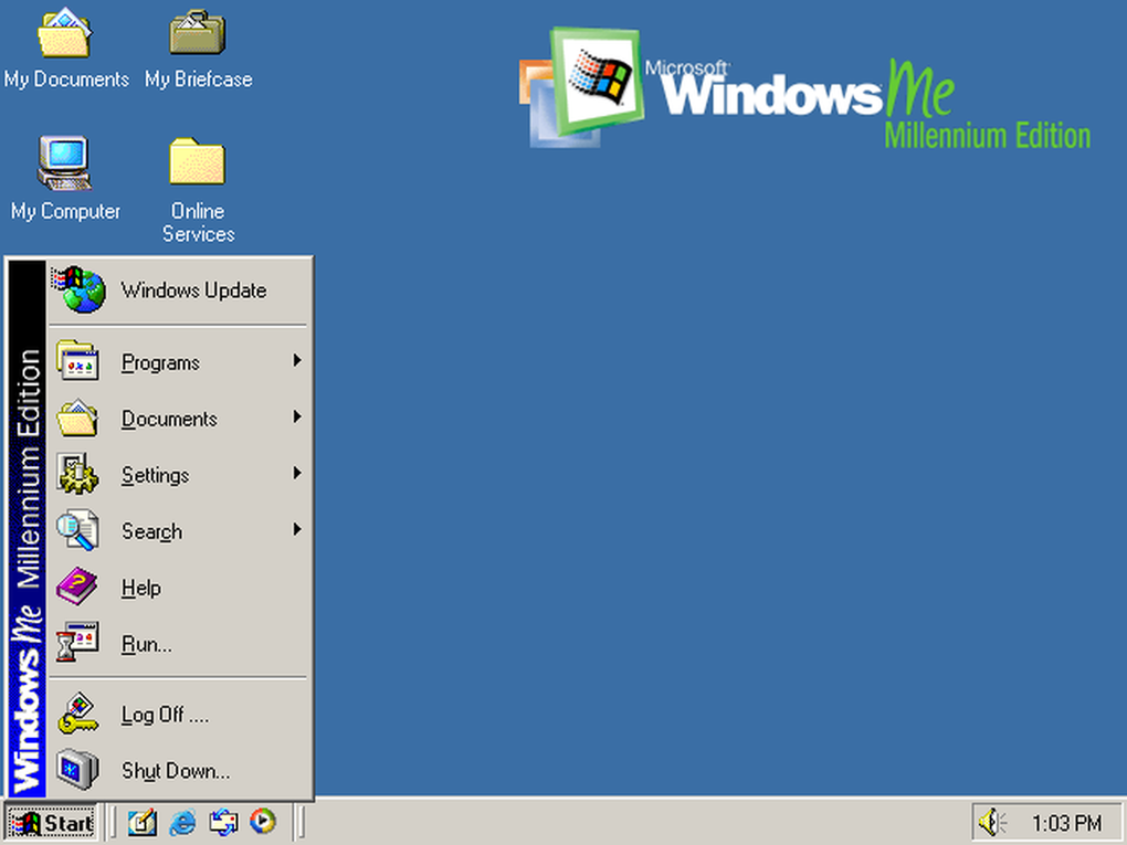 Windows tròn 30 tuổi: chúc mừng hệ điều hành phổ biết nhất windowsme.0.