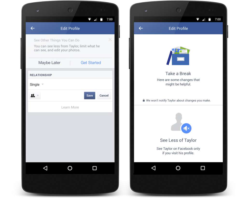 "Hậu chia tay" theo Facebook: vẫn làm bạn, hạn chế thấy nhau trên mạng Hậu chia tay trên Facebook