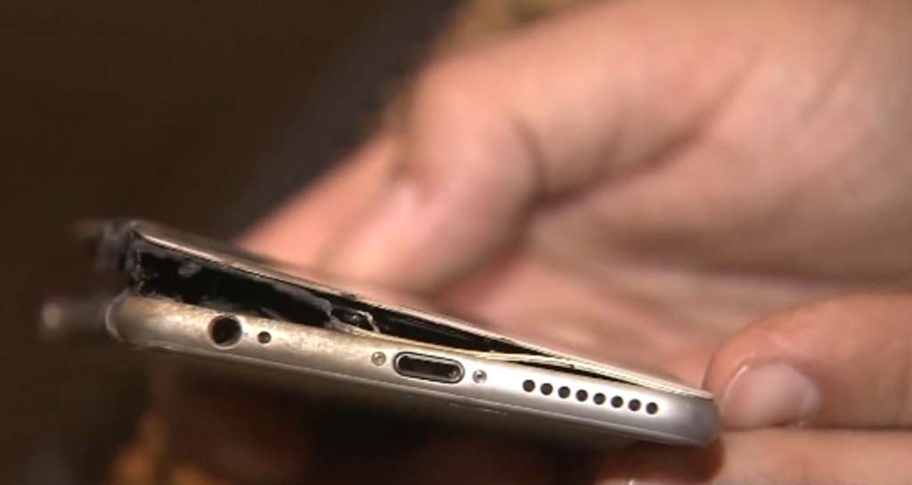 Mỹ: iPhone 6 Plus bốc cháy ngay trong túi quần Mỹ: iPhone 6 Plus bốc cháy ngay trong túi quần