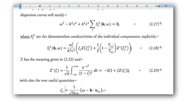 Dùng bàn phím để chèn công thức toán học trong Word