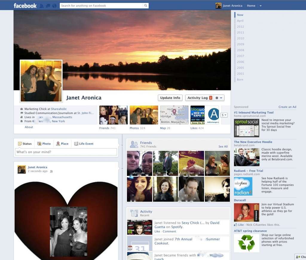 Tổng hợp hình ảnh giao diện Facebook được thay đổi trong 12 năm qua