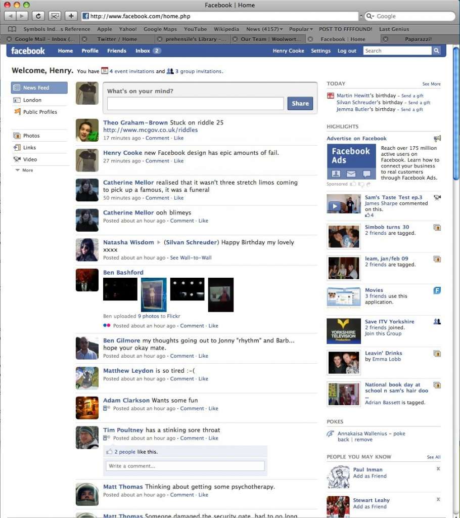 Tổng hợp hình ảnh giao diện Facebook được thay đổi trong 12 năm qua