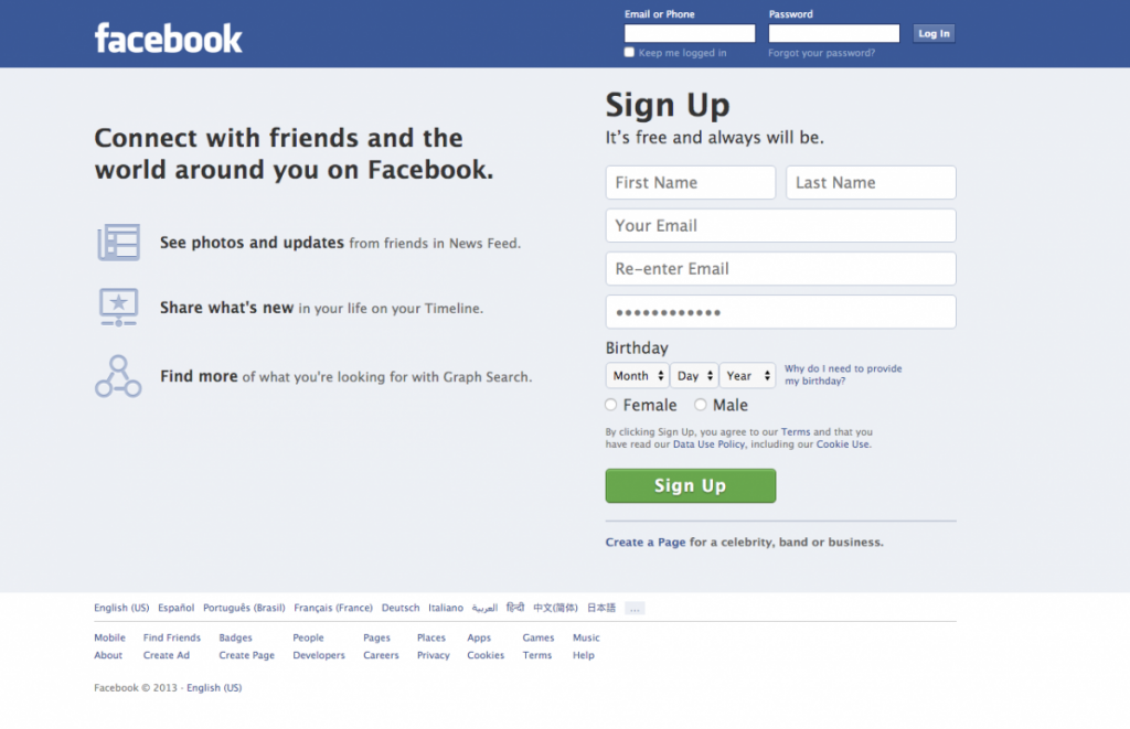 Tổng hợp hình ảnh giao diện Facebook được thay đổi trong 12 năm qua