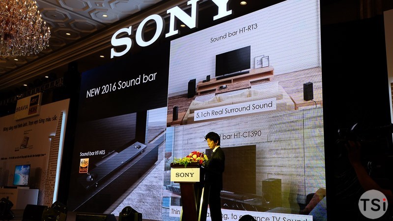 Sony giới thiệu TV Bravia 4K HDR và loa Sound Bar model 2016