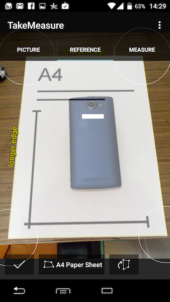 TakeMeasure: Đo kích thước đồ vật bằng máy ảnh smartphone