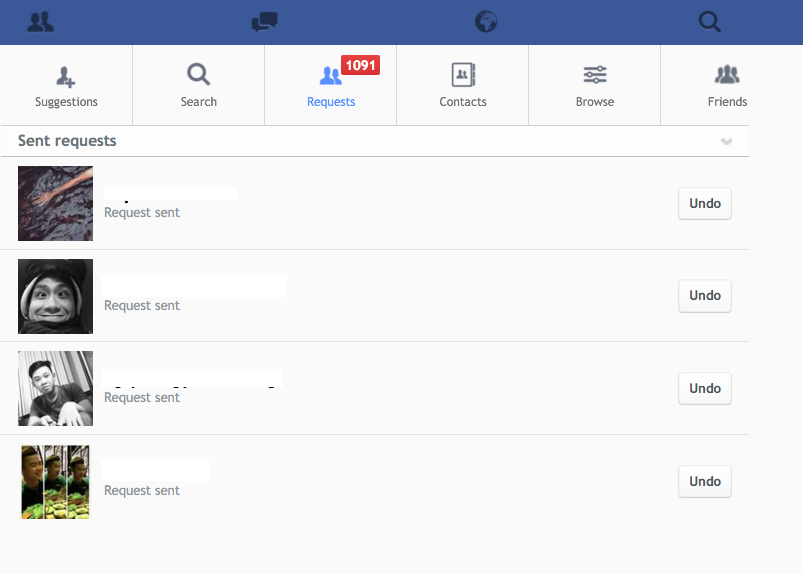 Cách hủy lời mời kết bạn hàng loạt trên Facebook