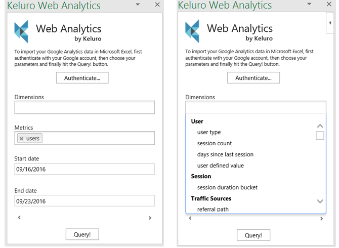 15 Add-in Excel hữu ích giúp tiết kiệm thời gian Excel Add-In Keluro Web Analytics