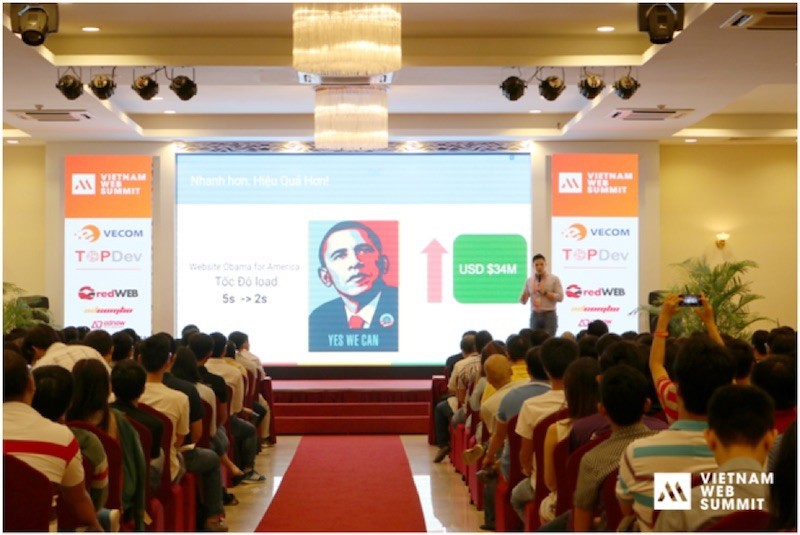 Những nét chính sự kiện Vietnam Web Summit 2016 tại TP.HCM Anh Jason Le (Google Asia Pacific)