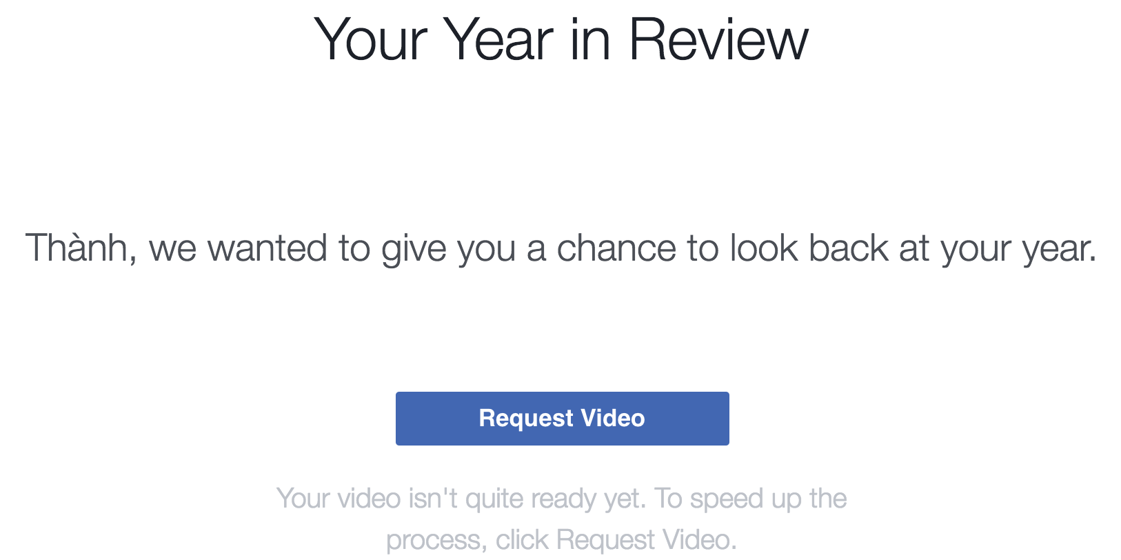 Hướng dẫn tạo video Year In Review 2016 trên Facebook