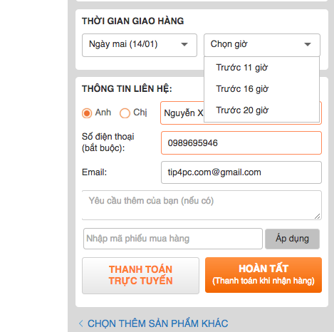 Thử mua trên trang VuiVui.com: dễ hoàn tất đơn hàng, không có cả phần quản lý tài khoản Thử mua trên trang VuiVui.com: dễ hoàn tất đơn hàng, không có cả phần quản lý tài khoản