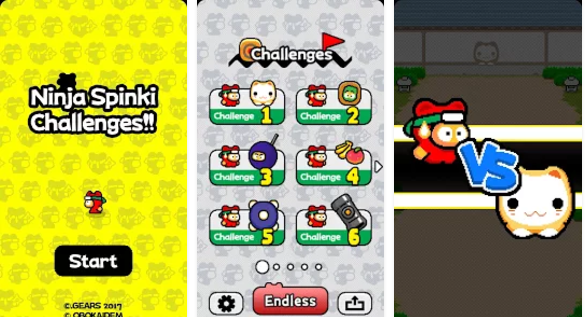 Nghỉ Tết làm gì? mời bạn chơi thử Ninja Spinki Challenges của Nguyễn Hà Đông
