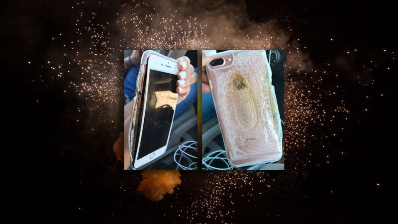 Apple iPhone 7 Plus phát nổ sau khi rút sạc
