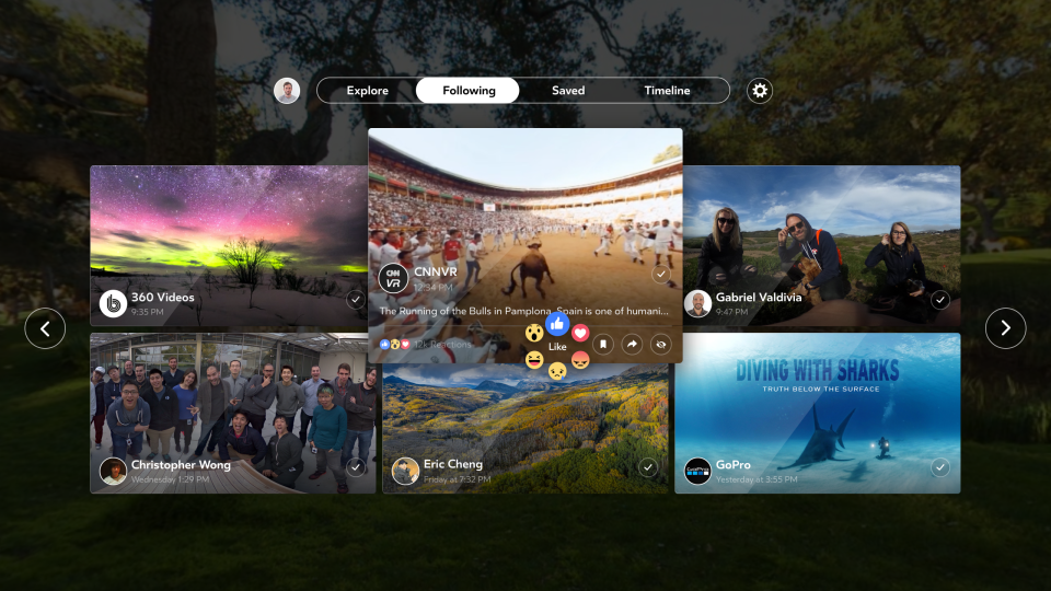 Facebook 360 ra mắt, người dùng Gear VR có thể tải về ngay