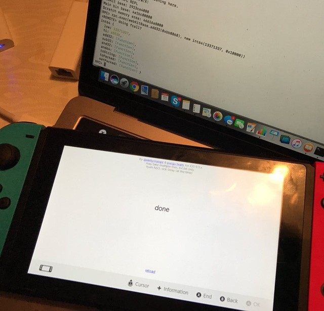 Nintendo Switch bị hack bằng cách khai thác lỗ hổng trình duyệt