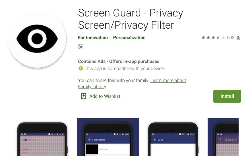 3 ứng dụng Android đặc biệt giúp chống nhìn trộm màn hình