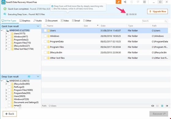 Khôi phục dữ liệu đã xóa trên ổ cứng và USB