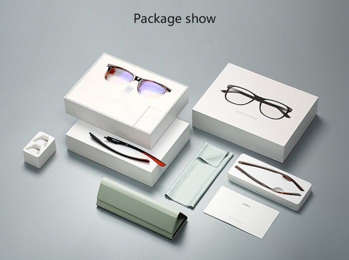 Bên trong hộp Xiaomi Roidmi: mắt kính dành cho người ngồi máy tính