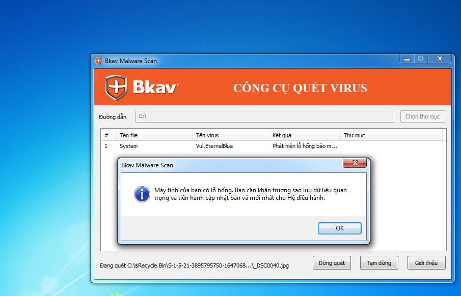 Bkav phát hành công cụ miễn phí kiểm tra Wanna Crypt
