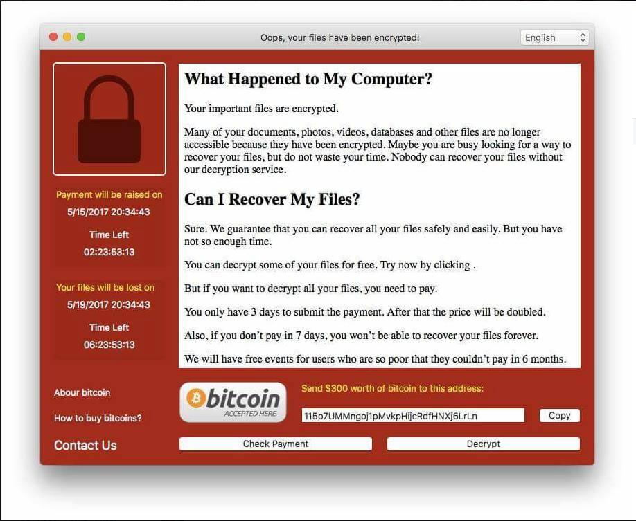 WannaCry đã tấn công 70.000 máy tính trên toàn cầu và cả Việt Nam