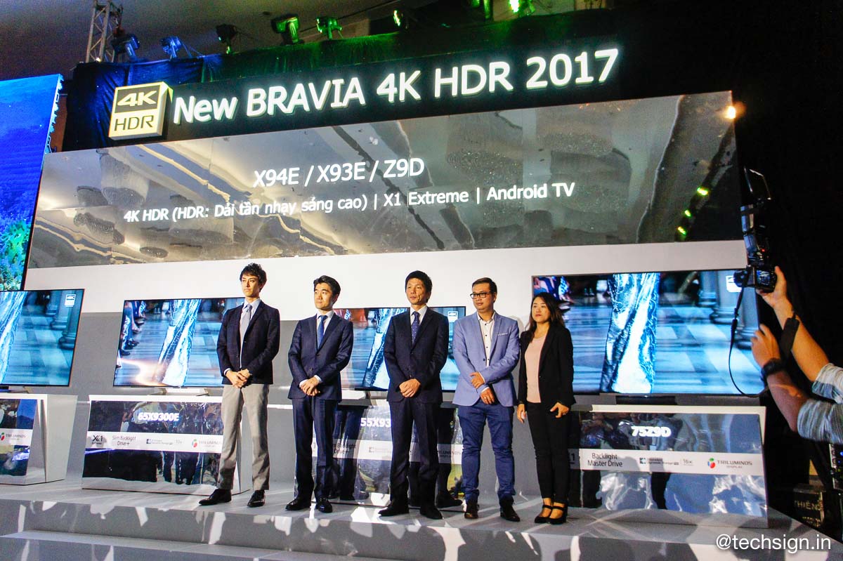 Sony chính thức giới thiệu TV 4K HDR mới