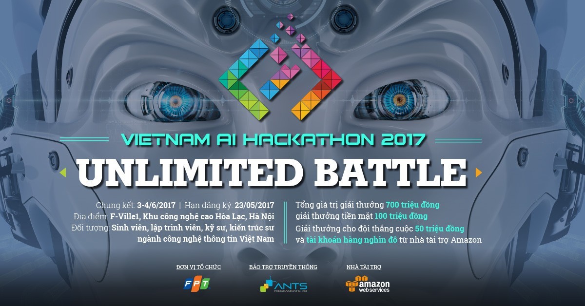 FPT tổ chức cuộc thi lập trình trí thông minh nhân tạo - Vietnam AI Hackathon 2017