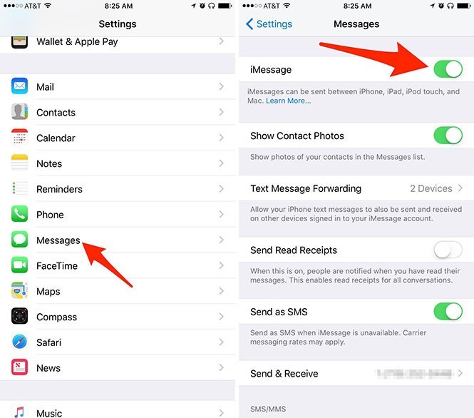3 bước giúp bạn vô hiệu hoá iMessage trên iPhone, iPad và Mac 3 bước cần thực hiện khi vô hiệu hoá iMessage