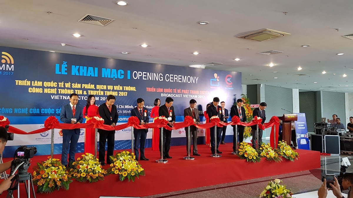 Khai mạc triển lãm Vietnam ICT Comm 2017 và Broadcast Vietnam 2017