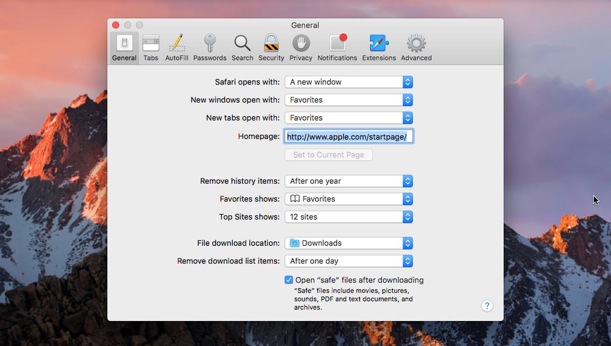 Tắt tính năng tự động giải nén tập tin sau khi download trên Safari