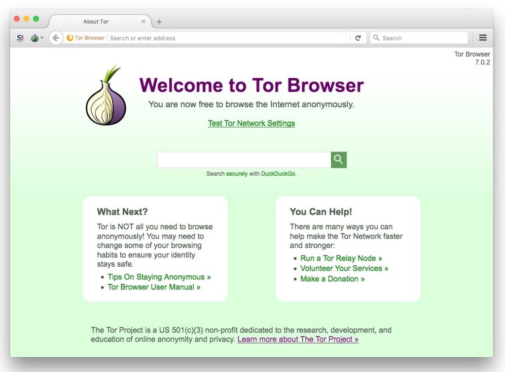 Cài đặt và sử dụng trình duyệt Tor trên hệ điều hành macOS