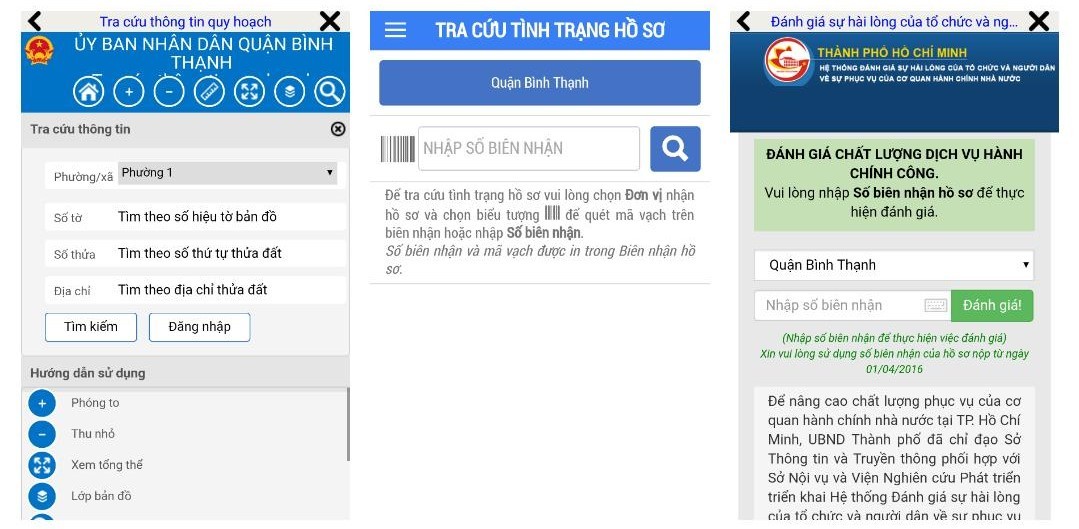 Quận Bình Thạnh ra ứng dụng tiếp nhận phản ánh từ người dân Quận Bình Thạnh ra ứng dụng tiếp nhận phản ánh từ người dân