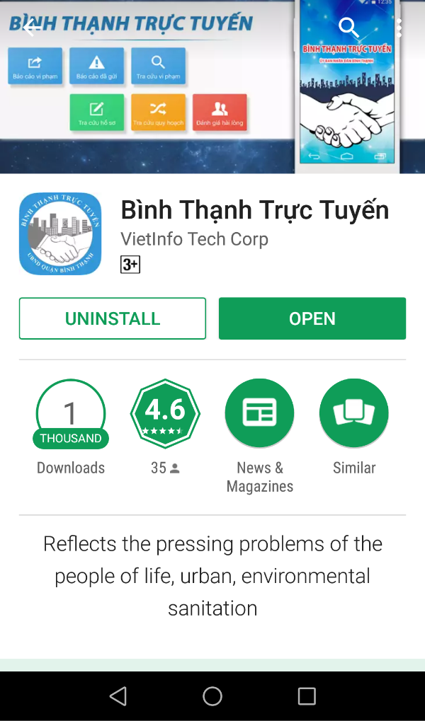 Quận Bình Thạnh ra ứng dụng tiếp nhận phản ánh từ người dân Quận Bình Thạnh ra ứng dụng tiếp nhận phản ánh từ người dân