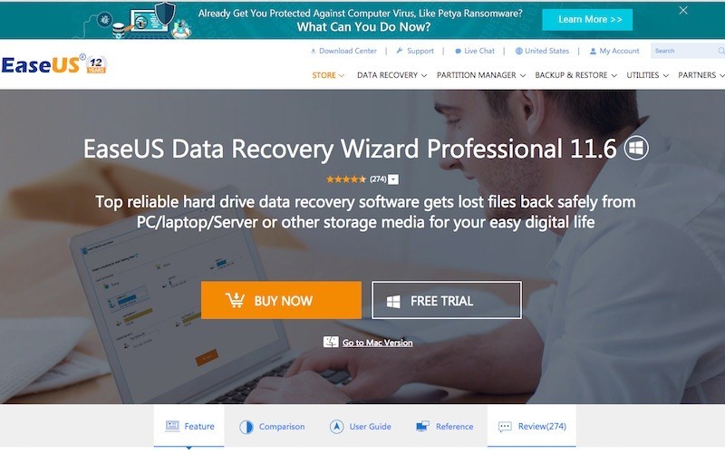 Phục hồi dữ liệu dễ dàng với EaseUS Data Recovery Wizard Professional
