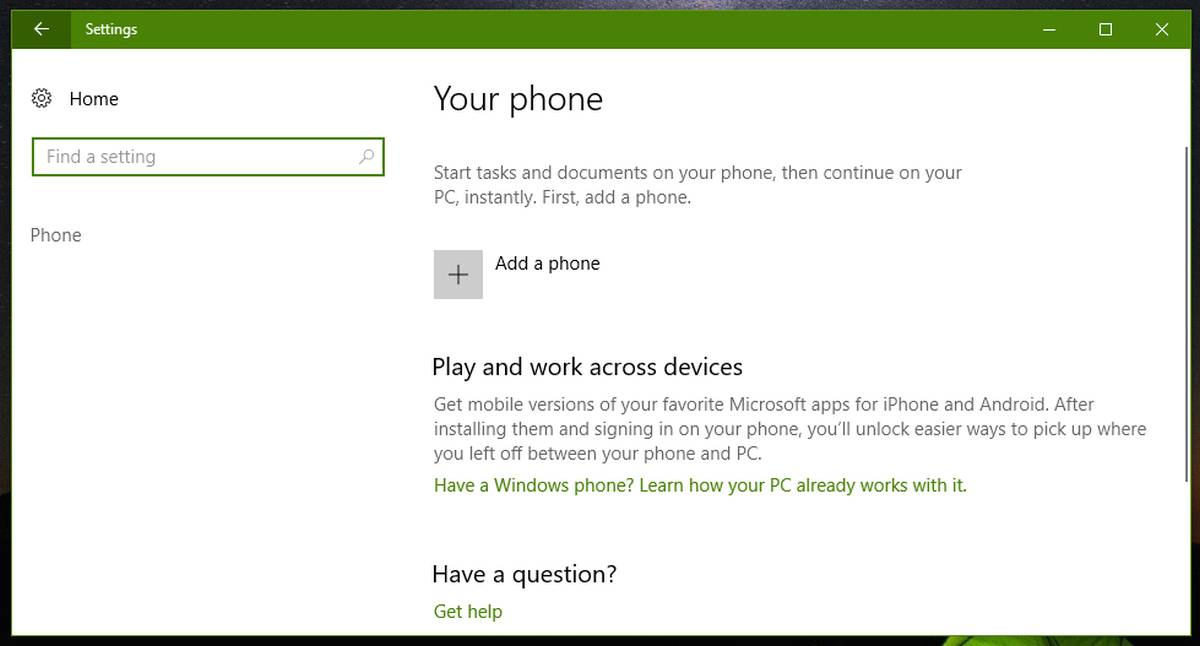 Cách đơn giản để kết nối điện thoại với Windows 10