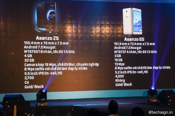 Thương hiệu Việt Asanzo lên kệ hai smartphone Asanzo Z5 và S5, giá từ 3 triệu Thương hiệu Việt Asanzo lên kệ hai smartphone Asanzo Z5 và S5, giá từ 3 triệu