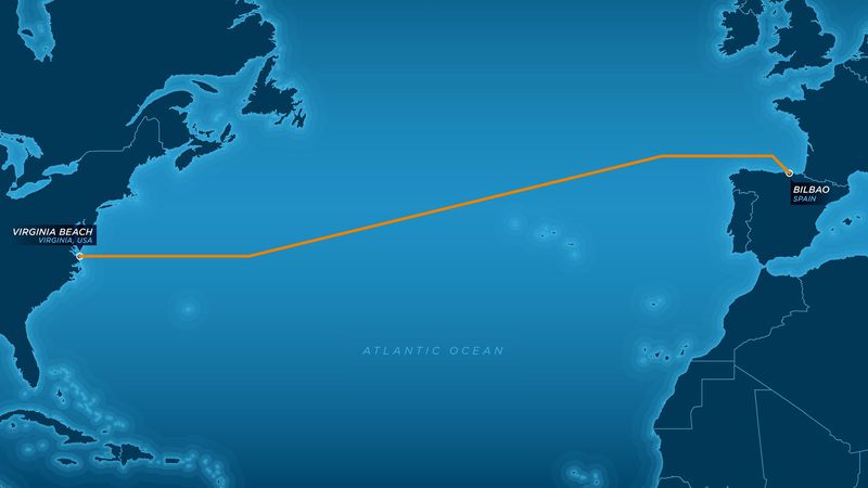 Facebook và Microsoft hợp tác lắp cáp Internet Marea 160 Tb/s dài hơn 6500km dưới Đại Tây Dương Cáp Internet Marea 160 Tb/s dài hơn 6500KM dưới Đại Tây Dương được Microsoft và Facebook lắp đặt