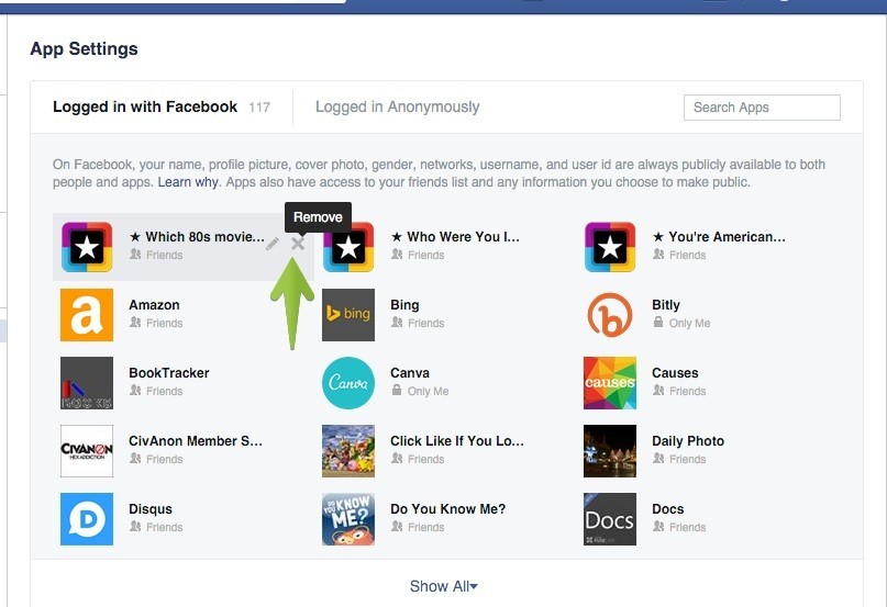 Hướng dẫn xoá dịch vụ, ứng dụng rác khỏi tài khoản facebook của bạn.