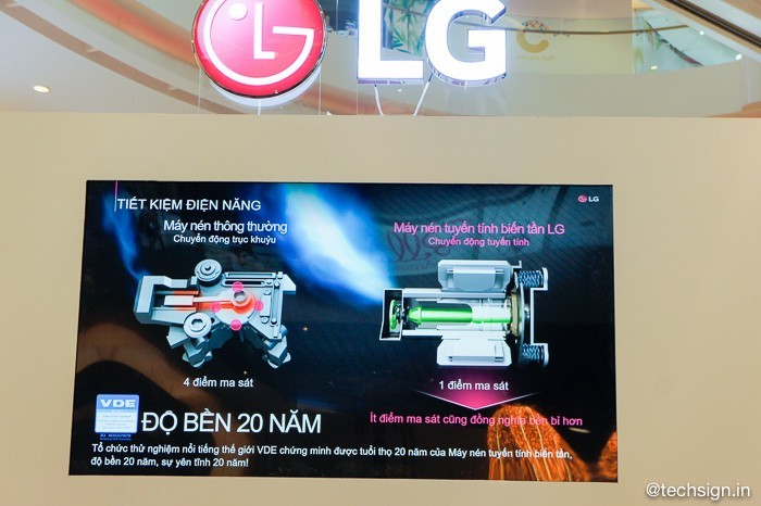LG ra mắt dòng tủ lạnh công nghệ Inverter Linear