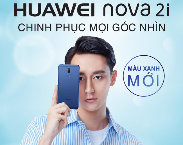 Huawei chính thức ra mắt nova 2i màu xanh Aurora Blue